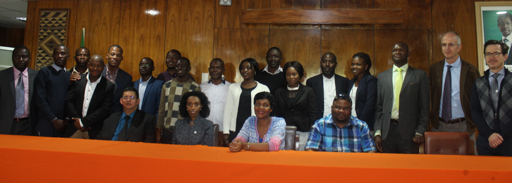 Attendees of the MSc Launch in Zambia