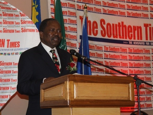 Hon. Frans Kapofi, Minister of Presidential Affairs during the opening session